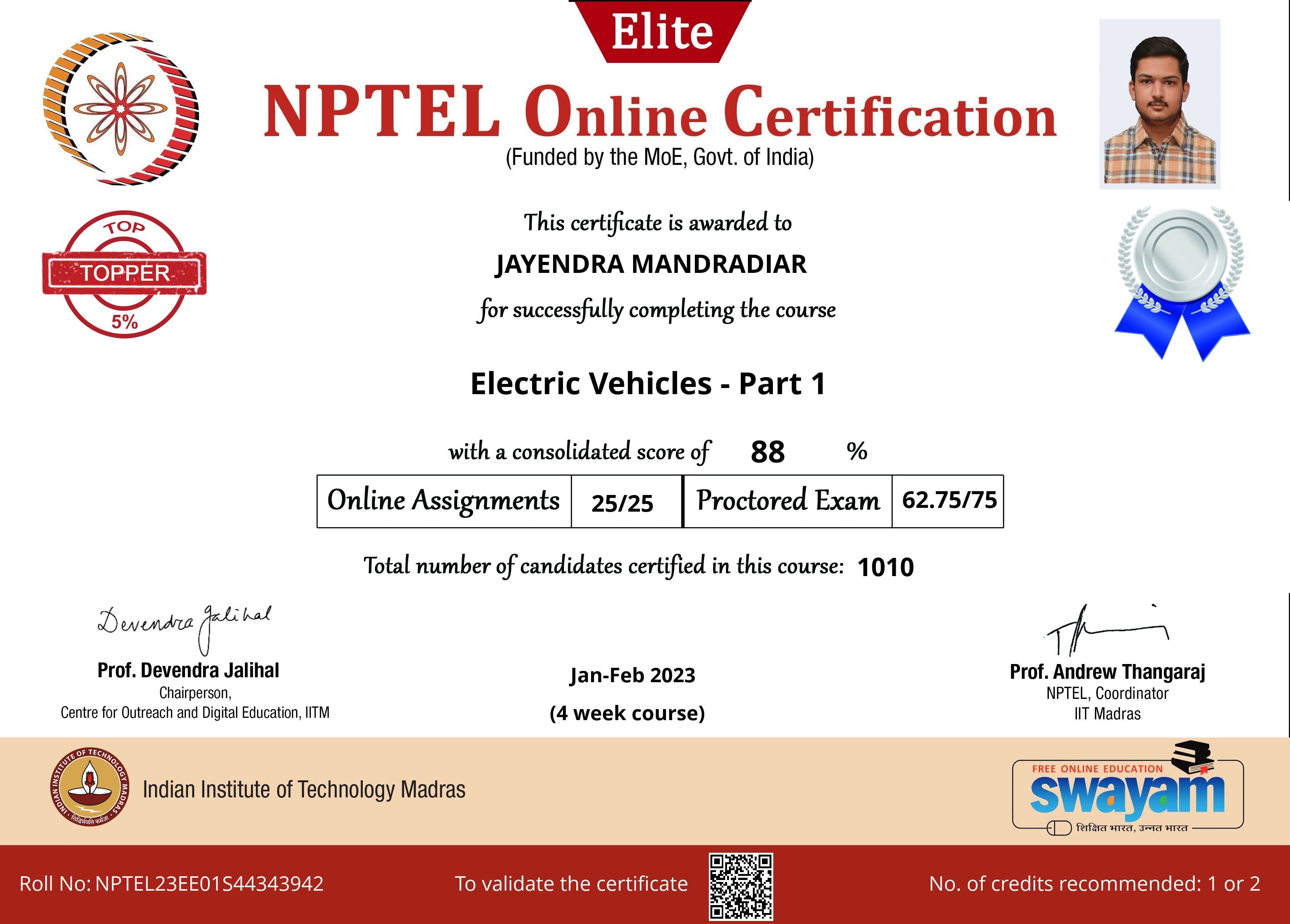 Electric Vehicles Part 1